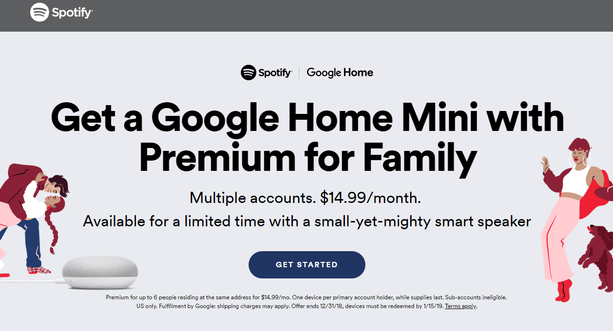 Free Google Home Mini Spotify